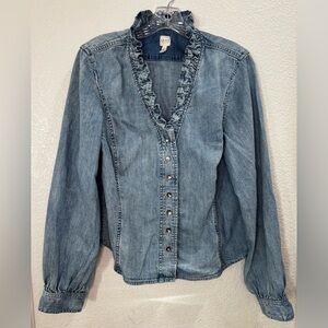 La Vie Rebecca Taylor Denim Top/Jacket